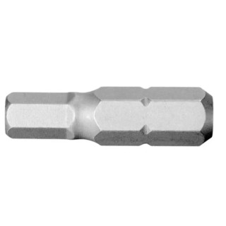 Facom Hex Screwdriver Bit 1/4-6.35 mm Tip, Hex Drive, 25 mm Overall EH.101/4