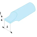 Facom Impact Drive Screwdriver Bit, 7.94 mm Tip Size, 6.5 mm Blade Width, 1.2 mm Blade Thickness, 41 mm Overall ENS.206.5