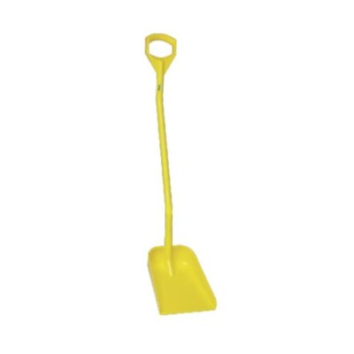 Vikan Ergonomic Square Shovel Yellow Handle Length 1280 mm Blade 340x270 mm 56116