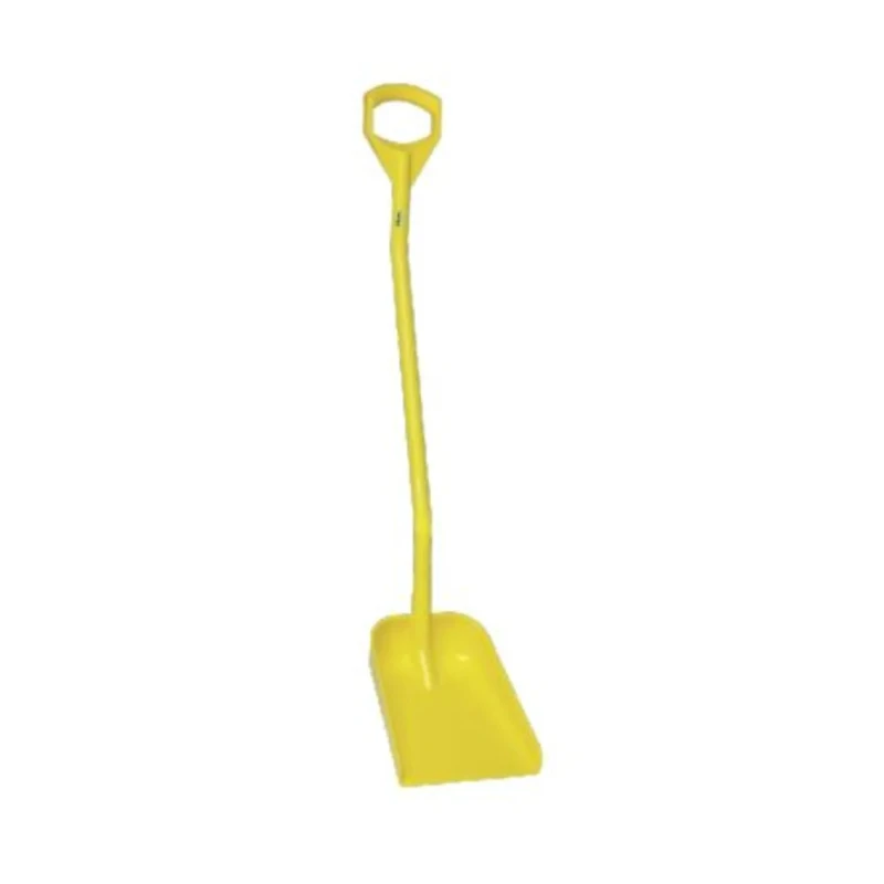 Vikan Ergonomic Square Shovel Yellow Handle Length 1280 mm Blade 340x270 mm 56116