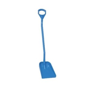 Vikan Blue Square Shovel with 270 mm Blade Width, 340 mm Blade Length, 1280 mm Handle Length 56113