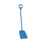 Vikan Blue Square Shovel with 270 mm Blade Width, 340 mm Blade Length, 1280 mm Handle Length 56113
