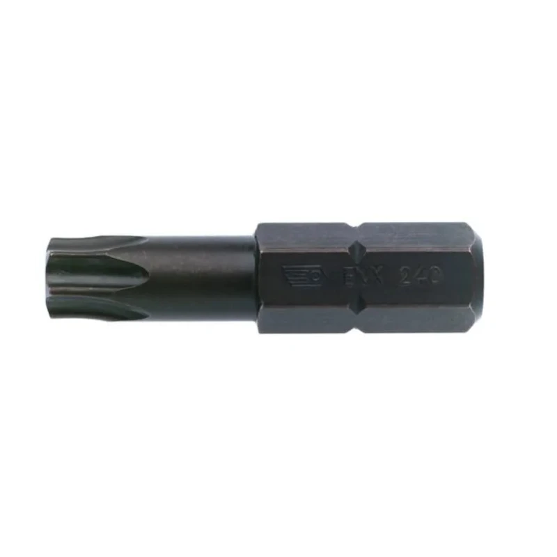 Facom Screwdriver Bit T27 Size, 7.87 mm Hex Drive, 35 mm Overall ENX.227