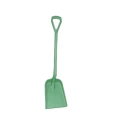 Vikan Square Shovel Green Polypropylene Handle 1040 mm Handle Length, Blade 327 x 271 mm 56262
