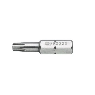 Facom Screwdriver Bit T45, Hex Drive, 7.87 mm Drive Size, 35 mm Overall Length EX.245