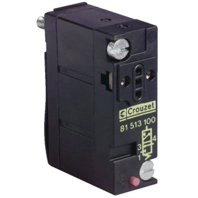 Crouzet Pneumatic 3/2 NO Solenoid Valve Push-in 0.8 mm Port Metric Thread 12V 1W Inline Mount 81519132