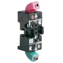 Crouzet 81519 Series 2 Station Brass Sub-Base, Push-in 4 mm Ports, Female, ATEX Certified 81532102