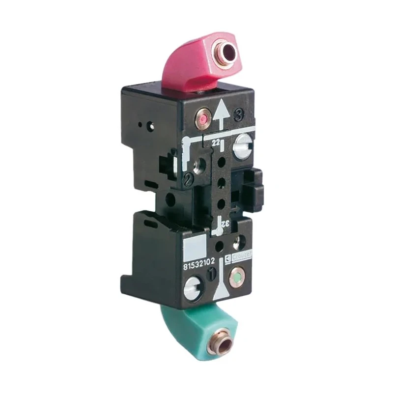 Crouzet 81519 Series 2 Station Brass Sub-Base, Push-in 4 mm Ports, Female, ATEX Certified 81532102