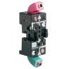 Crouzet 81519 Series 2 Station Brass Sub-Base, Push-in 4 mm Ports, Female, ATEX Certified 81532102