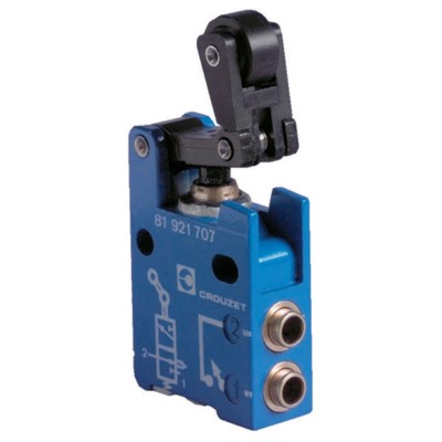 Crouzet Pneumatic Manual Control Valve 2.5 mm Port Size, Pneumatic Relay Function, RoHS Compliant III B 81921912