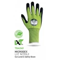 Traffi Steel Cut Resistant Gloves Elastane Fibreglass HPPE Nylon Polyester Nitrile Coated Size 9 TG6240