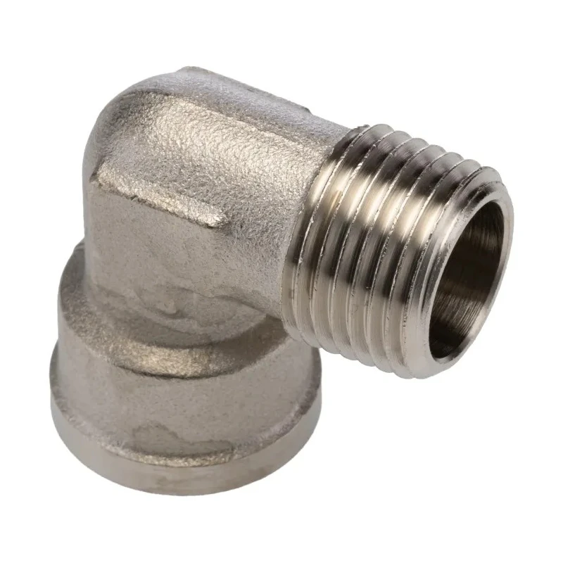 Legris Pneumatic Fitting Elbow Adaptor Female RG Nickel Plated Brass 1/2 in 0913 00 21