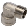 Legris Pneumatic Fitting Elbow Adaptor Female RG Nickel Plated Brass 1/2 in 0913 00 21