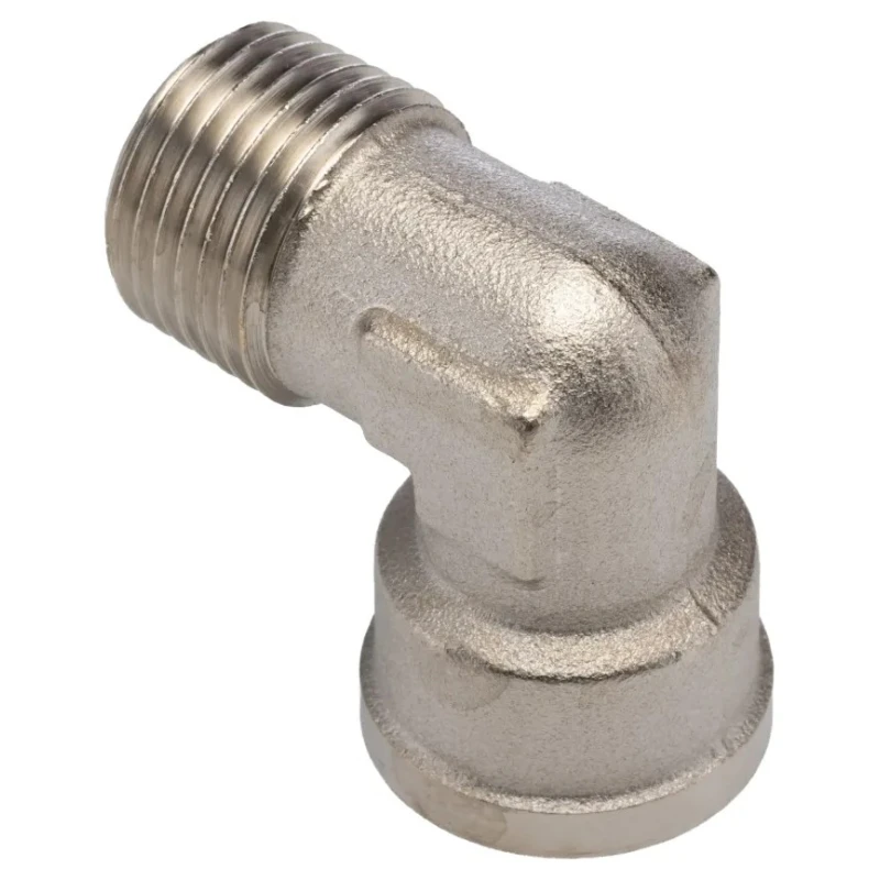 Legris Pneumatic Fitting Elbow Adaptor Female RG Nickel Plated Brass 1/2 in 0913 00 21