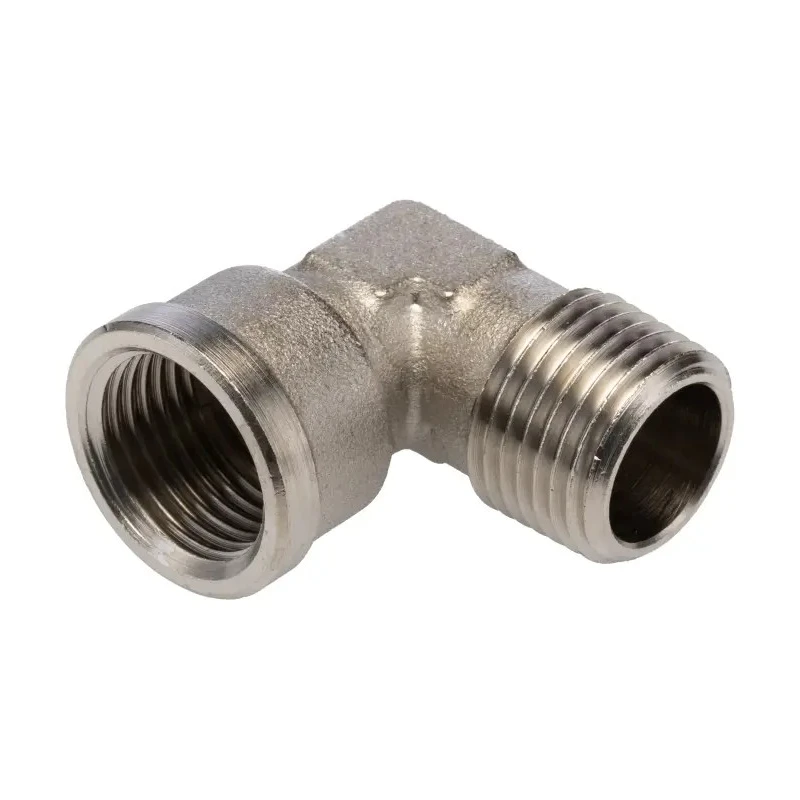 Legris Pneumatic Fitting Elbow Adaptor Female RG Nickel Plated Brass 1/2 in 0913 00 21