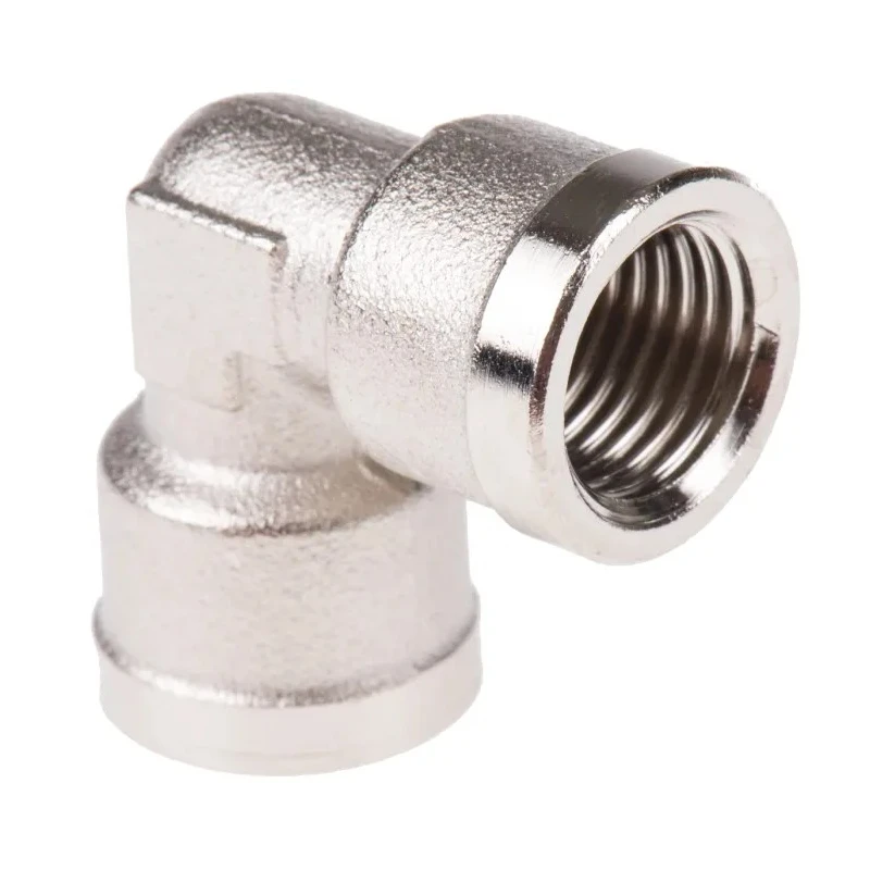 Legris Pneumatic Female Fitting Brass Nickel Plated 1/4 in G Thread 60 bar 80°C 0912 00 13