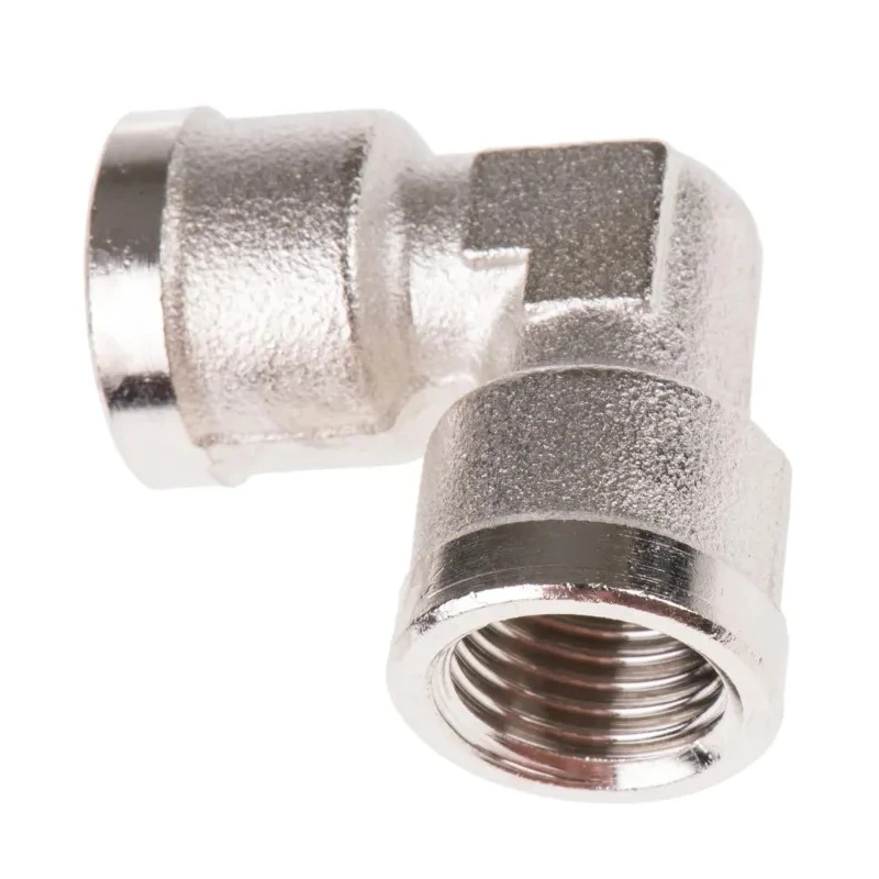 Legris Pneumatic Female Fitting Brass Nickel Plated 1/4 in G Thread 60 bar 80°C 0912 00 13