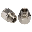 Legris LF3000 Series Male/Female Pneumatic Brass Fitting Nickel Plated 1/4 in G 0906 00 13
