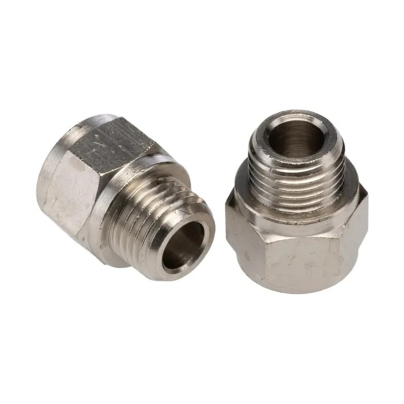 Legris LF3000 Series Male/Female Pneumatic Brass Fitting Nickel Plated 1/4 in G 0906 00 13