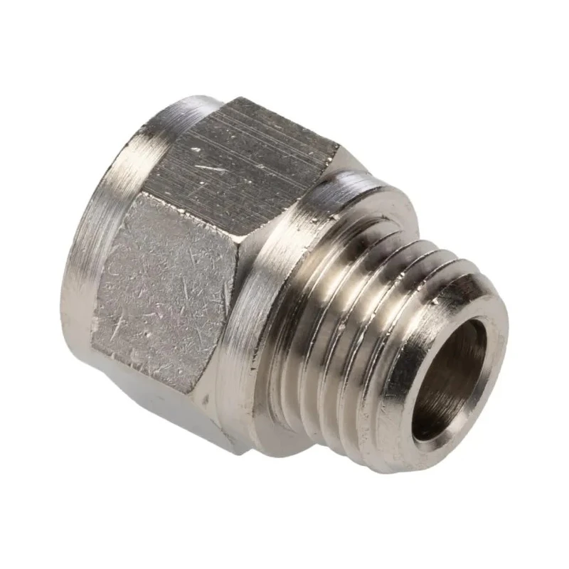 Legris LF3000 Series Male/Female Pneumatic Brass Fitting Nickel Plated 1/4 in G 0906 00 13