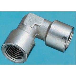 Legris Pneumatic Fitting Brass Nickel Finish Female Connection Thread Size 1/8 in G 0912 00 10