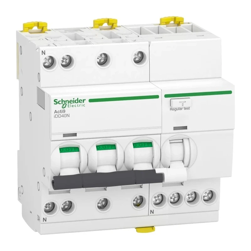 Schneider Electric Residual Current Circuit Breaker with Overload Protection 16A Current Rating 3-Pole 30 mA Trip A9DA3716