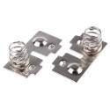 Keystone Battery Contact for AAA, N Size with Button and Coil Spring Termination 5213