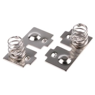 Keystone Battery Contact for AAA, N Size with Button and Coil Spring Termination 5213