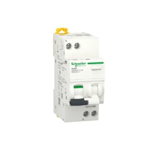 Schneider Electric Residual Current Circuit Breaker with Overload Protection 20A Current Rating 1-Pole 30 mA Trip A9DB2620