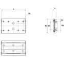 IKO Nippon Thompson Stainless Steel Linear Slides with 28 mm Stroke Length BWU2545