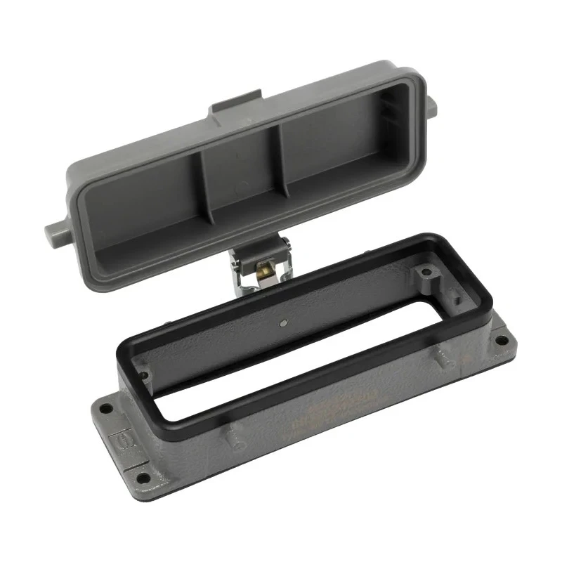 HARTING Han B Range Heavy Duty Power Connector Housing Bulkhead Mount Die Cast Aluminium IP65 CE DNV GL 09300240302