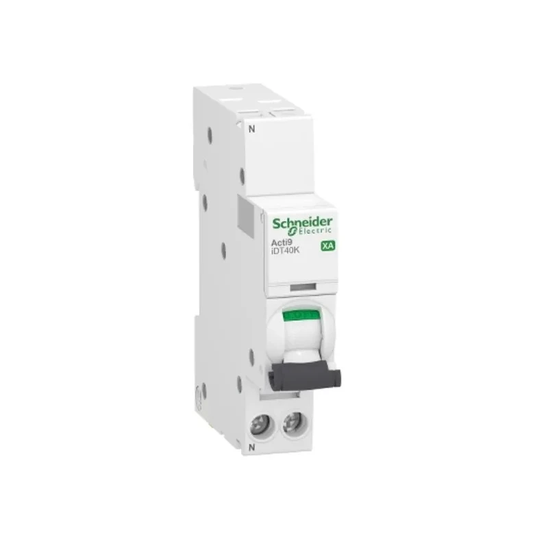 Schneider Electric Acti9 Acti9 iDT40K XA Miniature Circuit Breaker 1-Pole 16A Type C 230V AC 4500 A Breaking A9PK1616