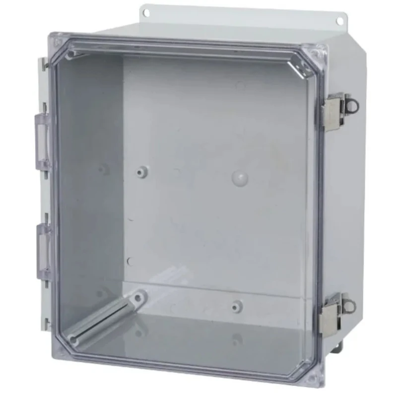 Hammond PCJ Series Grey Polycarbonate Junction Box IP66 IP66 Rated Industrial Electrical Enclosure PCJ14126L