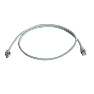 Telegartner Cat6a Shielded Ethernet Cable, 2 m, Low Smoke Zero Halogen Grey Jacket 
