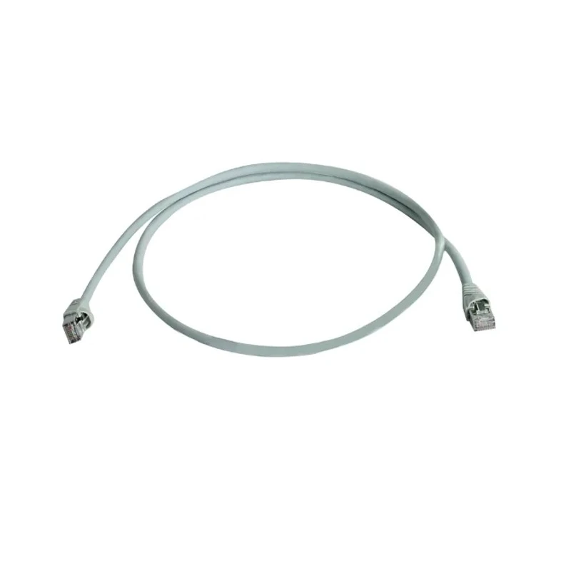 Telegartner Cat6a Shielded Ethernet Cable, 2 m, Low Smoke Zero Halogen Grey Jacket 