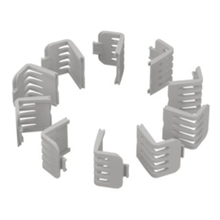 RS PRO ABS Mounting Unit for Use with 238-3999, 238-4000, 238-4001, Dimensions 28.8 mm x 24.2 mm x 28.8 mm 238-3998