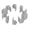 RS PRO ABS Mounting Unit for Use with 238-3999, 238-4000, 238-4001, Dimensions 28.8 mm x 24.2 mm x 28.8 mm 238-3998