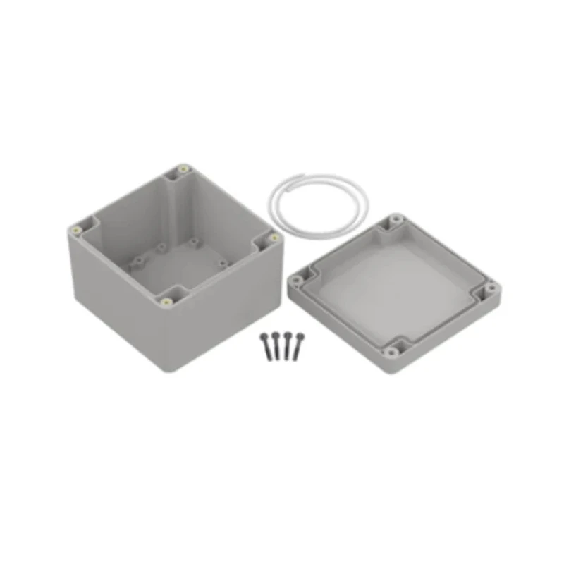 RS PRO Light Grey Transparent Lid ABS Enclosure IP67 IK07 74.7 mm x 105 mm x 105 mm 238-4004