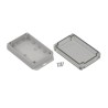 RS PRO Light Grey Transparent Lid Polycarbonate Hermetic Enclosure IP67 60.1 mm x 179.9 mm x 121.5 mm 238-4039
