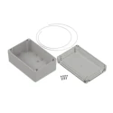 RS PRO Light Grey Transparent Lid Polycarbonate Enclosure IP67, 90.3 mm x 180.1 mm x 120.1 mm 238-4044