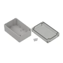 RS PRO Light Grey Transparent Lid Polycarbonate Enclosure IP67 90.3 mm x 180.1 mm x 120.1 mm 238-4047