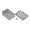 RS PRO Light Grey Transparent Lid Polycarbonate Enclosure IP67 90.3 mm x 180.1 mm x 120.1 mm 238-4047
