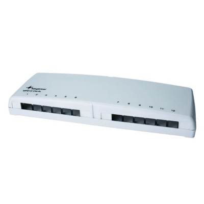 Telegartner Telegartner Data Series 12 Port RJ Patch Panel White 110mm H02000A0106