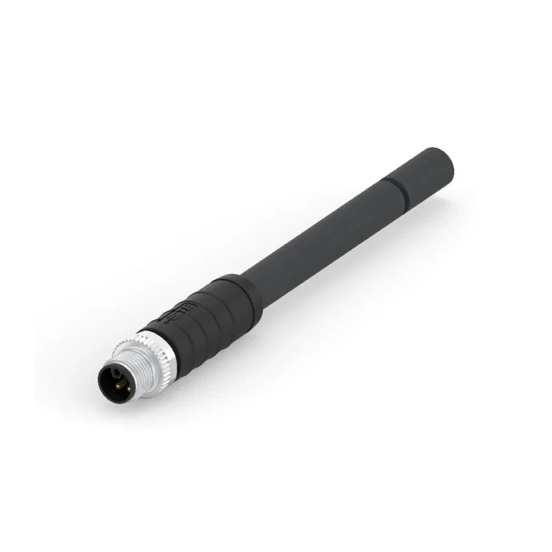 TE Connectivity Male 4 Way M12 Straight to Unterminated Sensor Actuator Cable 5m 63V 16A L-Coded T4151199L14-005