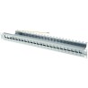 Telegartner Shielded 24-Port RJ45 RJ Patch Panel 1U Rack Height Grey