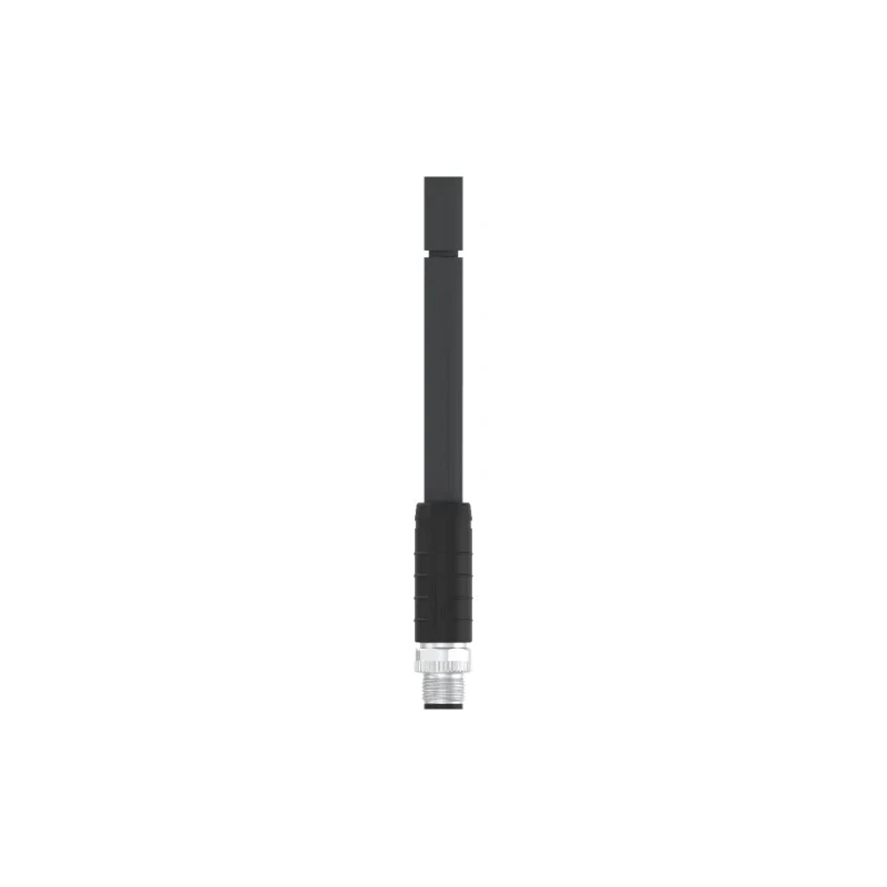 TE Connectivity Male 5 way M12 Sensor Actuator Cable, Straight Connector to Unterminated, PVC Grey Jacket T4151199L25-003