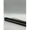 Telegartner Telegartner Data Series 24 Port RJ45, RJ11, RJ12 Shielded Black Patch Panel 1U RJ45 