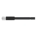 TE Connectivity Female 5 Way M12 to Female 5 Way Straight Sensor Actuator Cable 63V, 1.5m Length T4151399L25-003