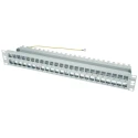 Telegartner Shielded 48 Port RJ45 Patch Panel 1U Rack Height Light Grey 