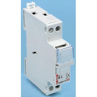 Legrand Fuse Switch Disconnector Enclosed SP+N-Pole DIN Rail Mount IP2X Series 0 058 40°C 1 Phase 8.5 x 31.5 mm 0 058 22